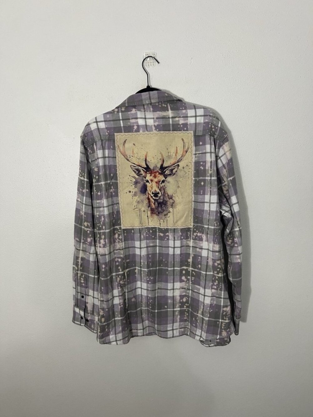 Angry Minnow Vintage Twilight Stag Button Down Shirt Size XL